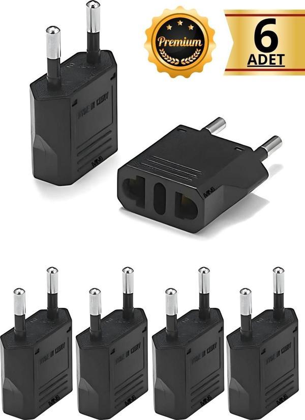 Mn6 M22 Priz Dönüştürücü/6 Adet/A-Kalite Fiş Çevirici Adaptör-Şarj Aleti Fiş Dönüştürücü - Image 1