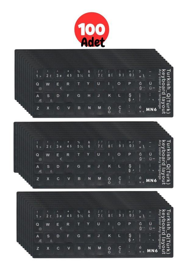 Mn6 Ultra Paket Türkçe Q Klavye Sticker Laptop Pc Uymlu Türkçe Q Sticker A Kalite Türkçe Klavye Sticker - Image 1