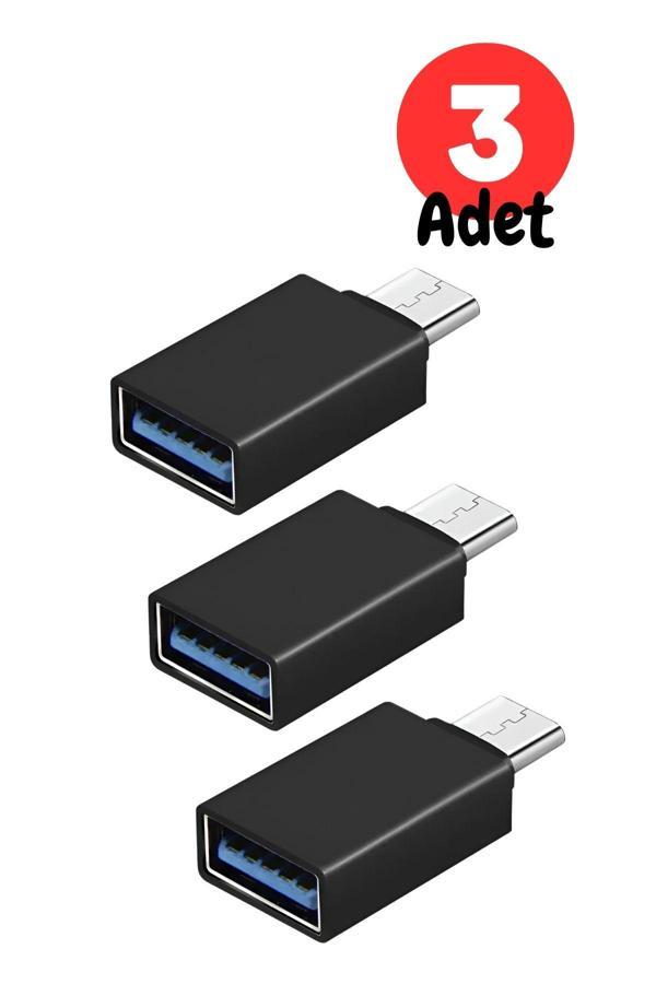 Mn6 X5Type-C Usb Otg.3 Adet Yüksek Hızlı Veri Aktarımı Usb 3.0 Otg Dönüştürücü.Mini Otg Çevirici Adaptör - Image 1