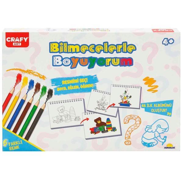 Crafy Bilmecelerle Boyuyorum Etkinlik Seti - Image 1