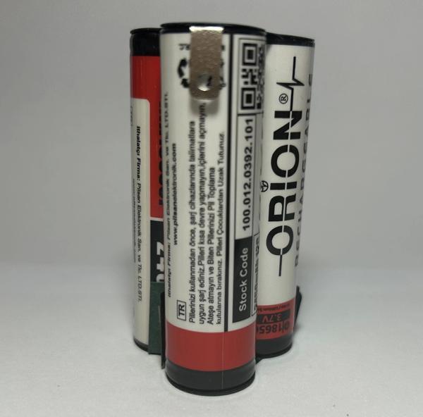 Orion 2450mAh 12V 8C 19.6A Yüksek Akım Desteli - Güçlü Üçgen Matkap Pili 3s Li-Ion Şarjlı Pil Grubu - Image 1