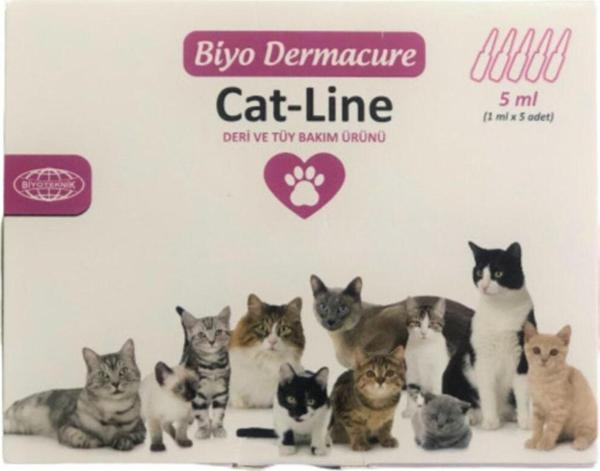 Biyoteknik Biyo-Dermacure Cat Line Deri Ve Tüy Bakım Ürünü 5 Ml - Image 1