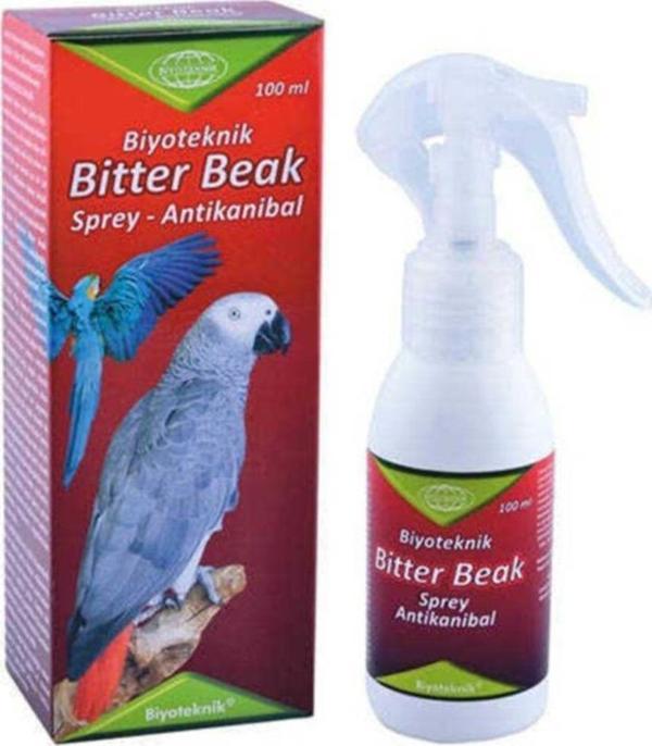 Biyoteknik Bitter Beak Tüy Yolma Önleyici Acı Sprey 100 Ml - Image 1