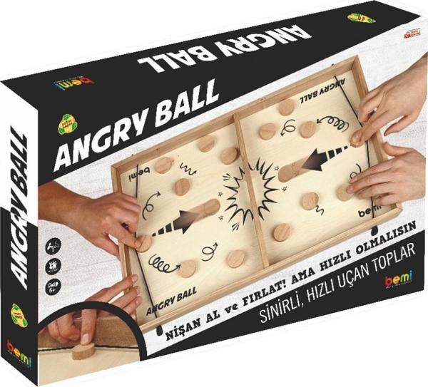 Bemi Angry Ball Ahşap Futbol Oyunu - Image 1