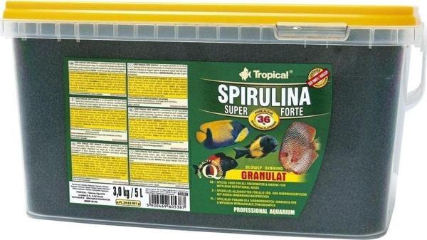 Tropical Süper Spirulina Forte Granulat 500 Gram Granül Yem - Image 1