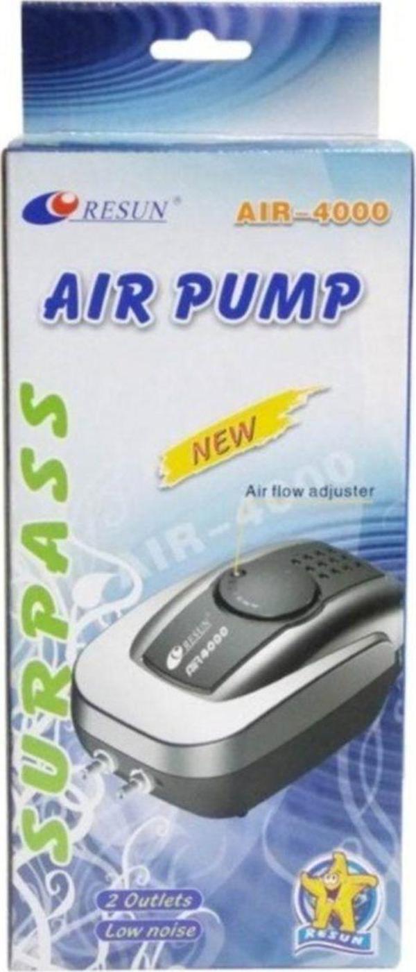 Resun Air 4000 Çift Çıkışlı Akvaryum Hava Motoru 4,5 L/Dk Hediyeli - Image 1
