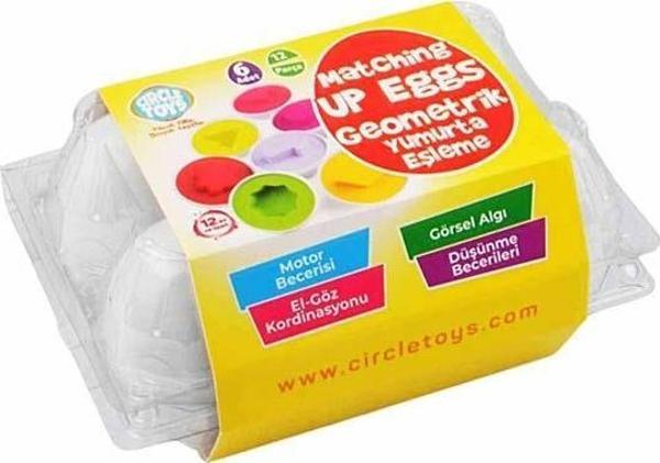 Circle Toys 6’lı Geometrik Yumurta Eşleme - Image 1