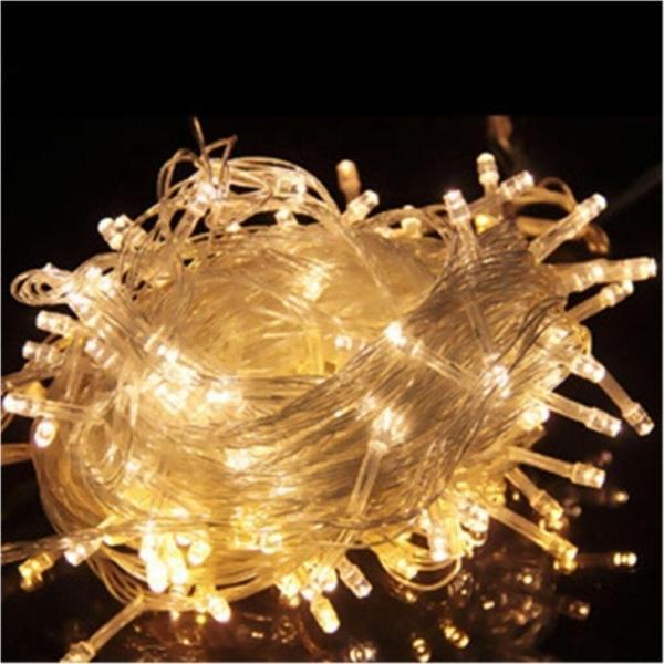 Led Günışığı Renkli Animasyonlu 4 Modlu 100 Mini 10 M Pirinç Ip Işık Fişli Dekor Işık - Image 1