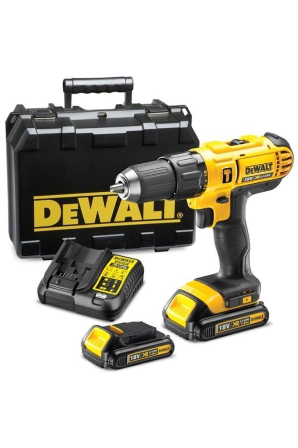 Dewalt Dcd776S2 18V 1.5 Ah Li-İon Çift Akülü Darbeli Matkap Vidalama - Image 1