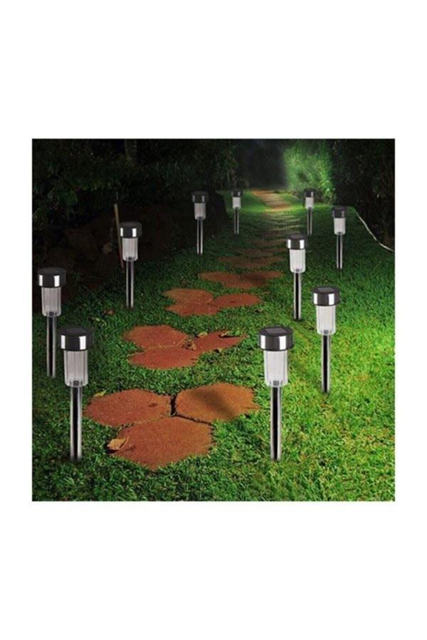 Jetcom Solar Bahçe Işığı Güneş Enerjili Bahçe Lamba Saplamalı Lamba Solar Bahçe Aydınlatma 5'Li - Image 1