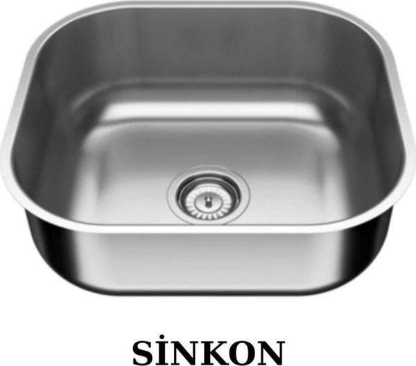 Sinkon Krom Kare Evye 40 X 45 Nokta Desen Geniş Delik Süzgeçli Sifon Dahildir - Image 1