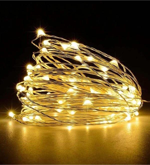 Lim-Sa Peri Led 3Metre Sarı Pilli-Dekoratif Aydınlatma (Yılbaşı Için Uygun) - Image 1