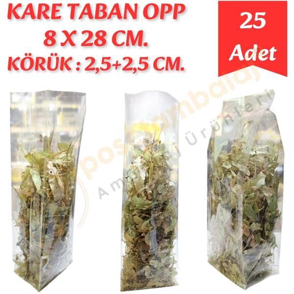 Kare Taban Körüklü OPP 8x28+5 cm (25 Adet) - Image 1