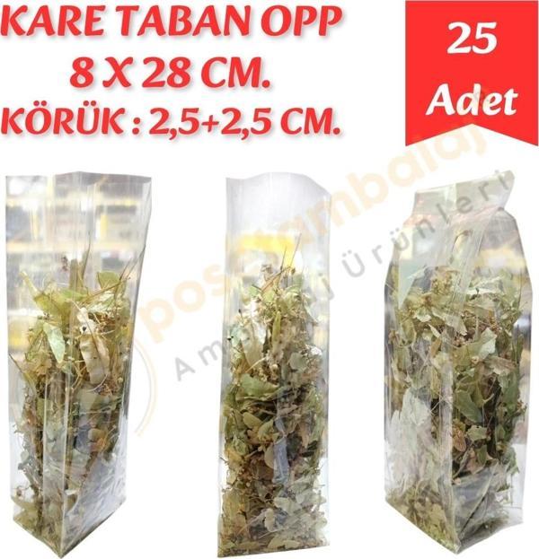 Kare Taban Körüklü OPP 8x28+5 cm (25 Adet) - Image 1