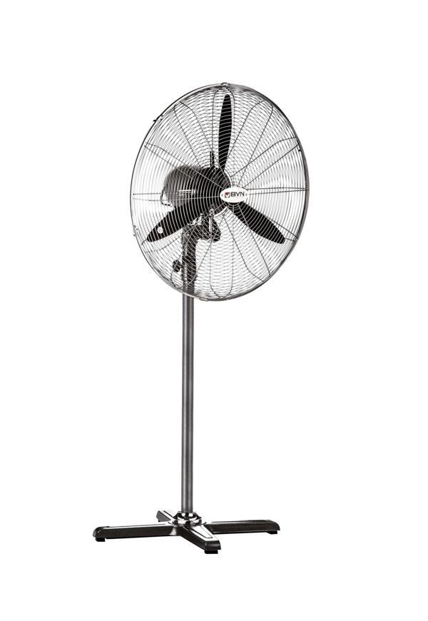 Bahçıvan BSV 500 50cm Siyah 3 Kanatlı Sanayi Tipi Ayaklı Vantilatör - Image 1