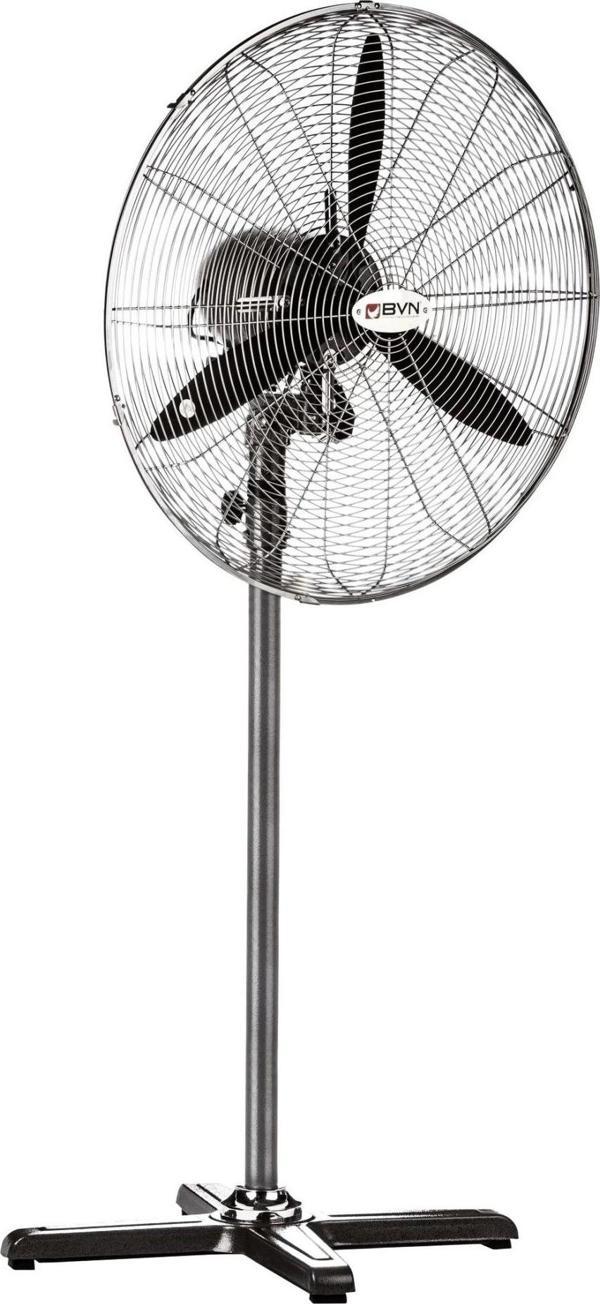 Bahçıvan BSV 500 50cm Siyah 3 Kanatlı Sanayi Tipi Ayaklı Vantilatör - Image 1