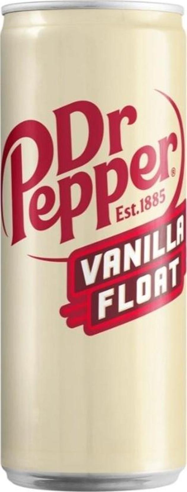 Dr Pepper Vanilla Float - Vanilyalı Gazlı İçecek 330 ml - Image 1