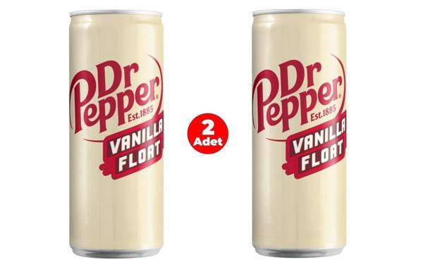 Dr Pepper Vanilla Float - Vanilyalı Gazlı İçecek 330 ml x 2 ADET - Image 1