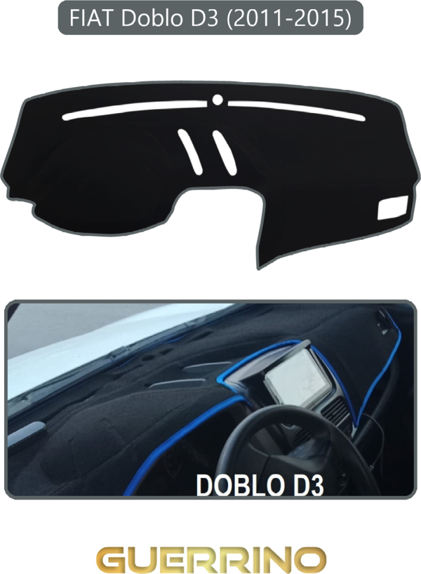 Ett Fıat Doblo D3 2010-13 Modellerine Uyguntorpido Koruma Halısı Gri Kenar  - Image 1