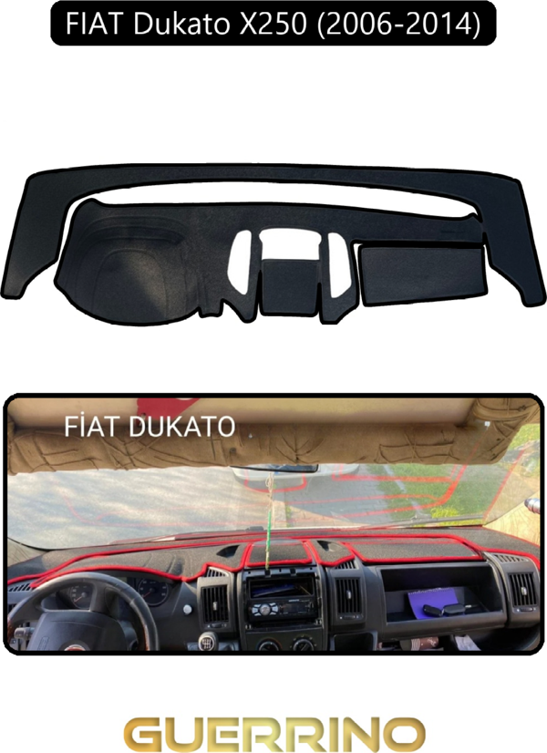 Ett Fıat Dukato X250 2006-2014 Modellerine Uyguntorpido Koruma Halısı Siyah Kenar  - Image 1