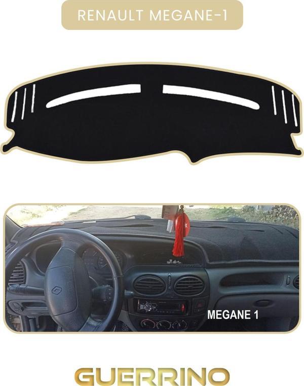 Ett Renault Megane-1Torpido Koruma Halısı Bej Kenar  - Image 1