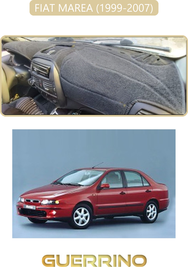 Ett Fıat Marea 1999-2007Torpido Koruma Halısı Bej Kenar  - Image 1