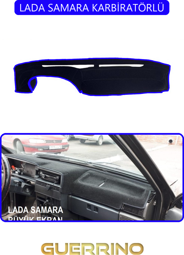 Ett Lada Samara Karbiratörlütorpido Koruma Halısı Mavi Kenar  - Image 1