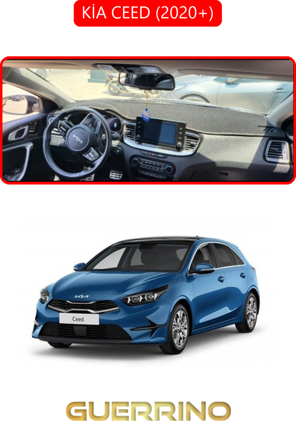 Ett Kia Ceed 2020+Torpido Koruma Halısı Kırmızı Kenar  - Image 1