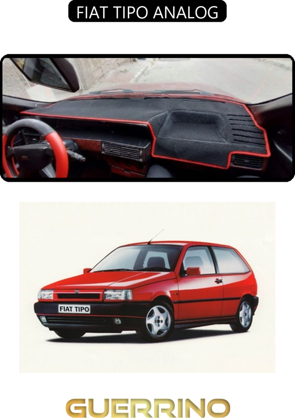 Ett Fıat Tempra-Tıpo Analogtorpido Koruma Halısı Siyah Kenar  - Image 1