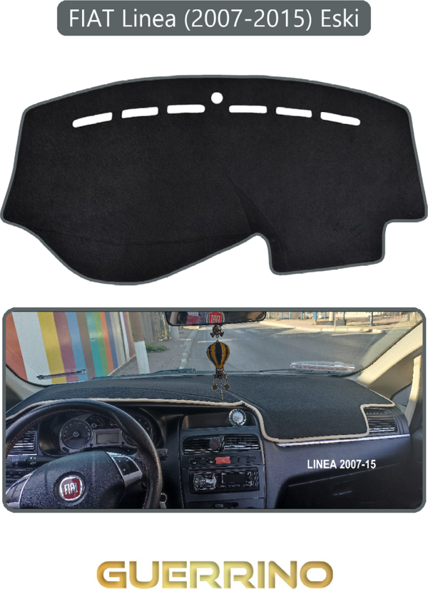 Ett Fıat Linea  2007-2015 Modellerine Uygun Eskitorpido Koruma Halısı Gri Kenar  - Image 1