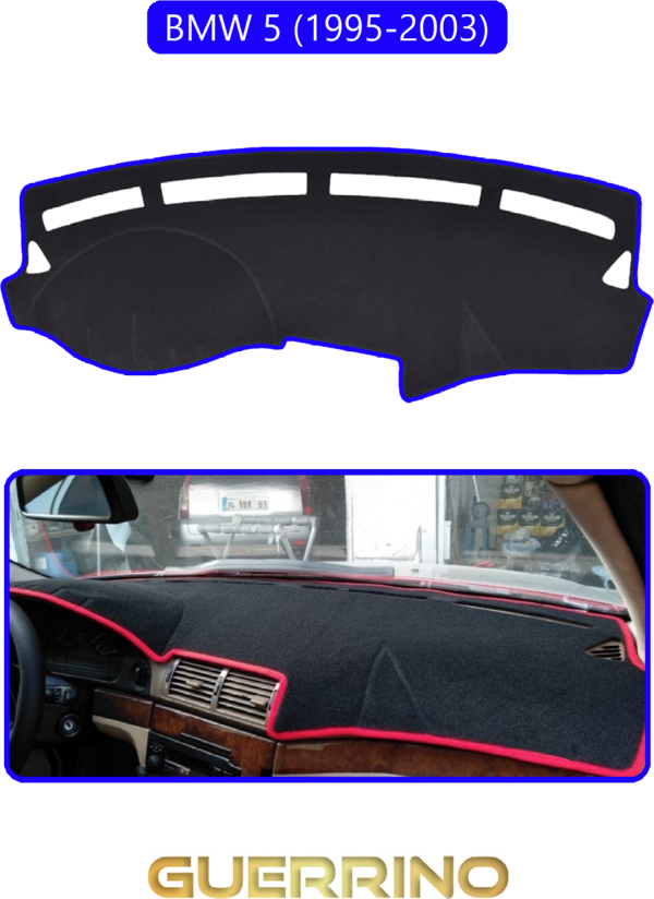 Ett Bmw 5 1995-2003Torpido Koruma Halısı Mavi Kenar  - Image 1