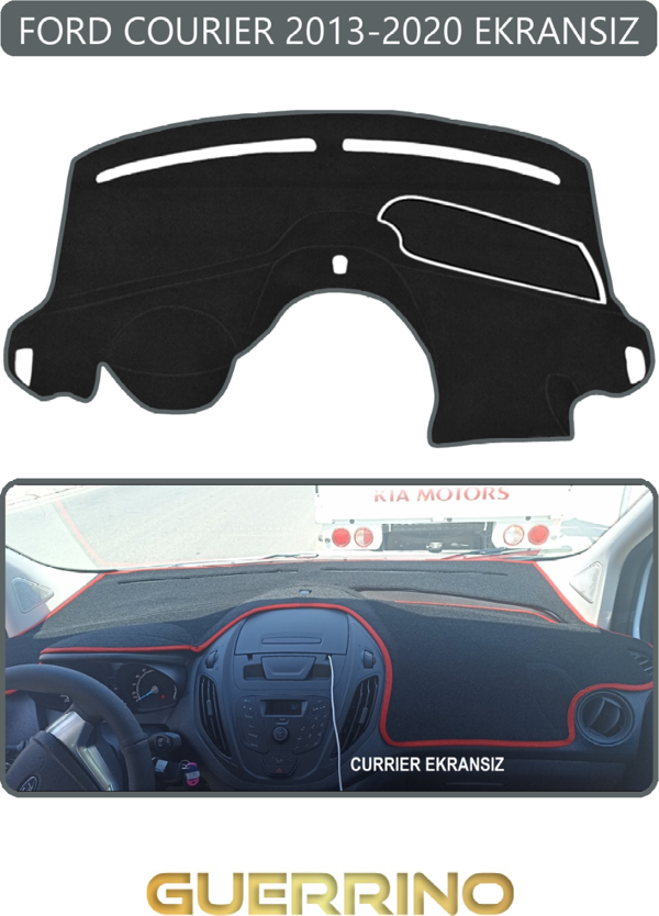 Ett Ford Courier 2013-2020 Ekransıztorpido Koruma Halısı Gri Kenar  - Image 1