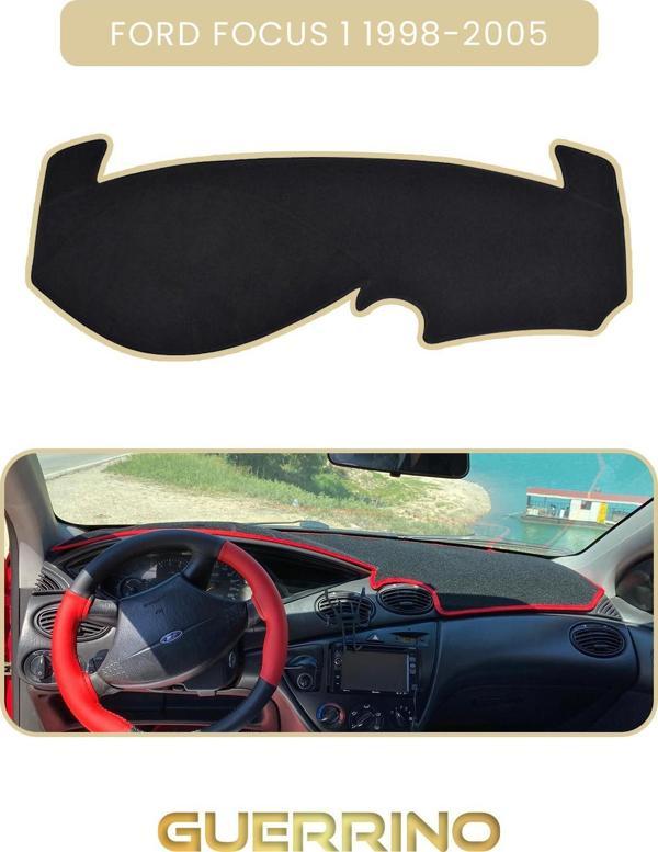 Ett Ford Focus 1 (1998-2005)Torpido Koruma Halısı Bej Kenar  - Image 1