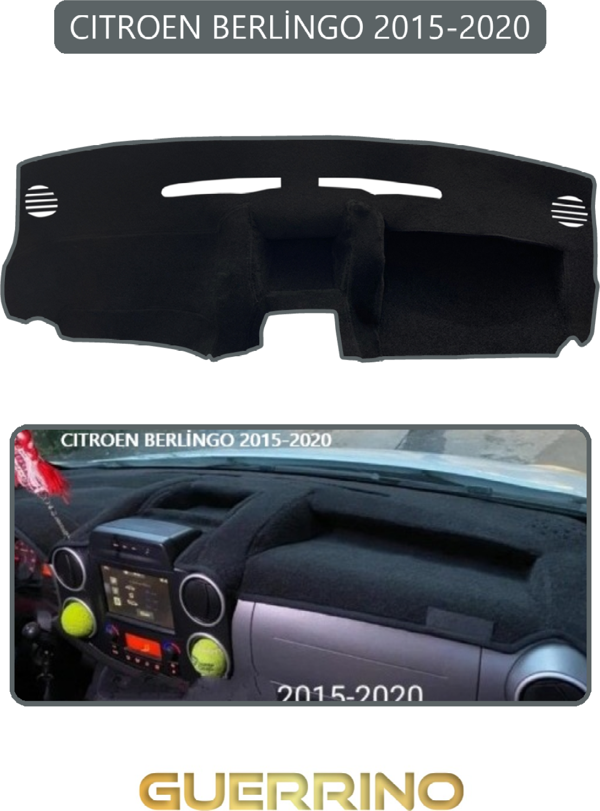 Ett Cıtroen Berlingo 2008-2017Torpido Koruma Halısı Gri Kenar  - Image 1