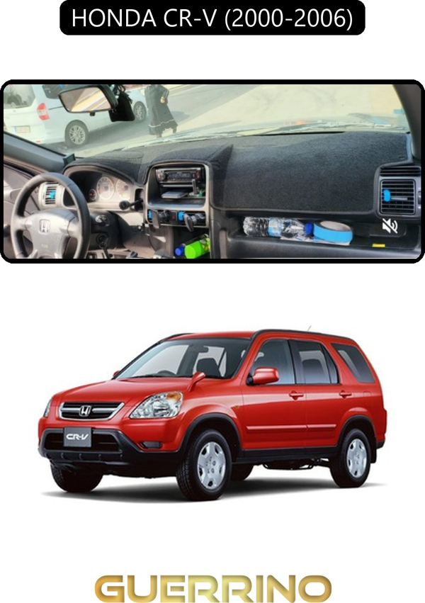 Ett Honda Cr-V 2000-2006Torpido Koruma Halısı Siyah Kenar  - Image 1