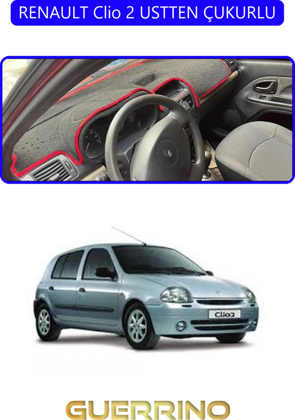 Ett Renault Clio 2 Ustten Çukurlutorpido Koruma Halısı Mavi Kenar  - Image 1
