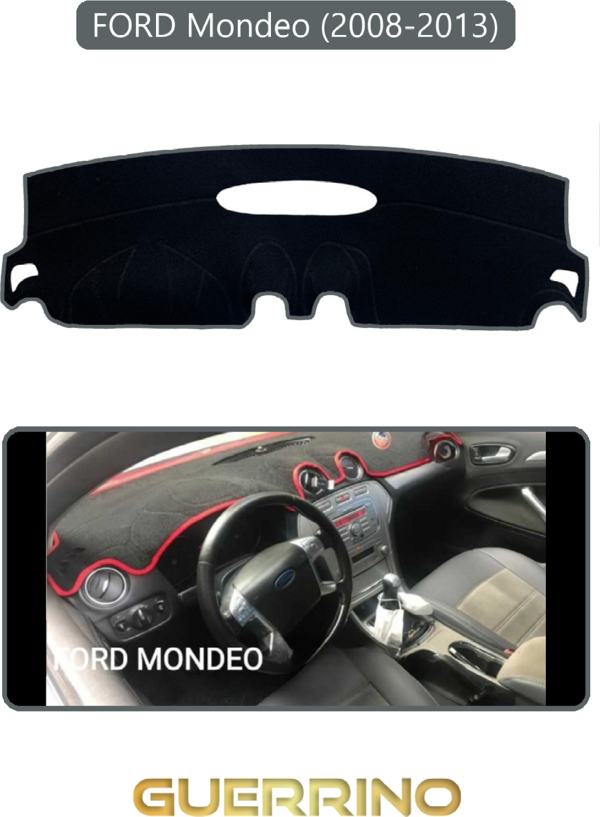 Ett Ford Mondeo (2008-2013)Torpido Koruma Halısı Gri Kenar  - Image 1