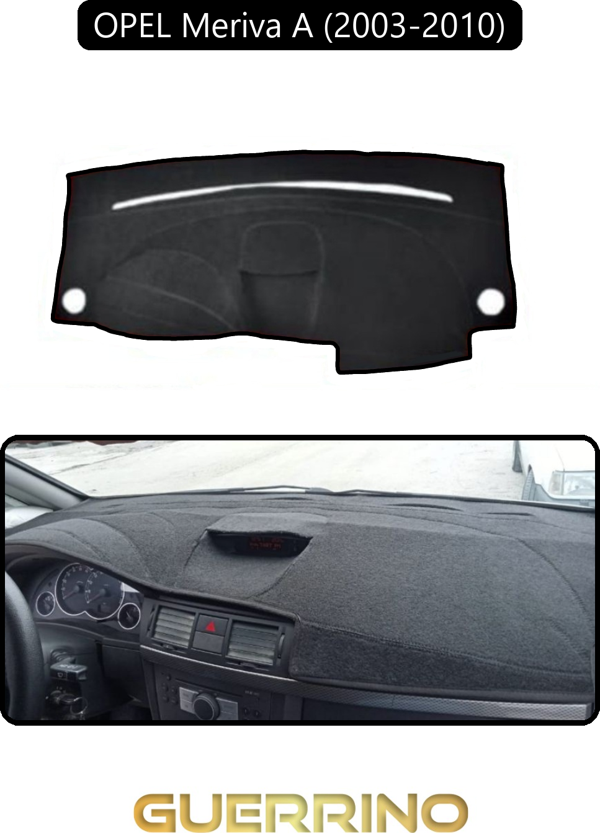 Ett Opel Meriva A (2003-2010)Torpido Koruma Halısı Siyah Kenar  - Image 1