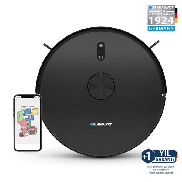 Blaupunkt S10 Pro Robomaster Robot Süpürge 5000Pa Siyah - Image 1