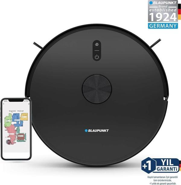 Blaupunkt S10 Pro Robomaster Robot Süpürge 5000Pa Siyah - Image 1