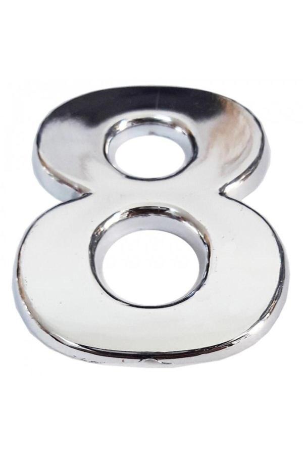 Krom Yapışkanlı 8 Rakamı 5 cm - Image 1