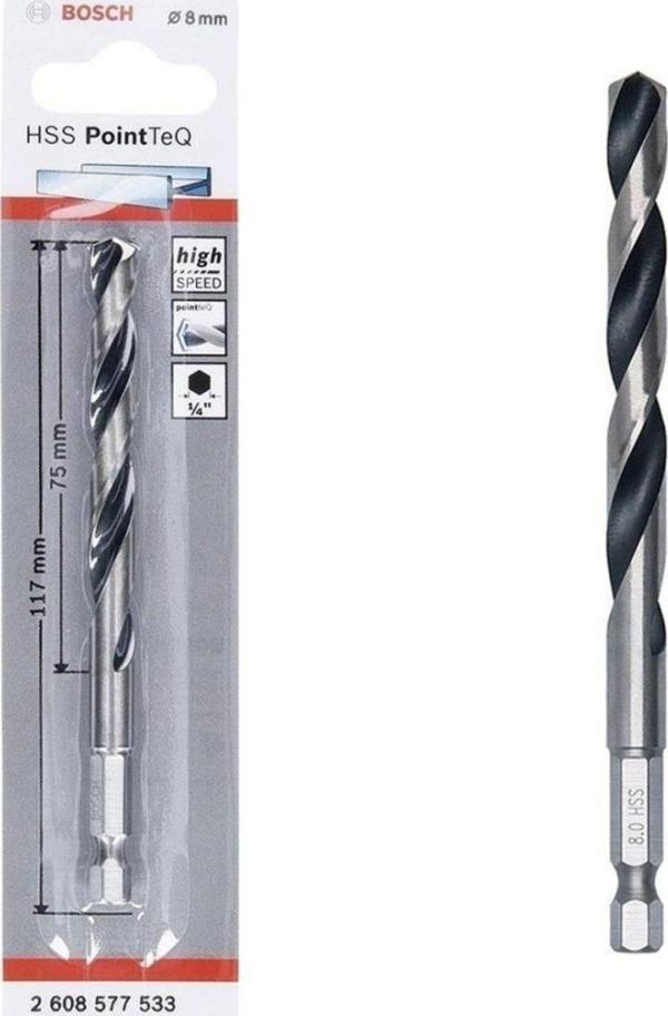 Pointteq Altıgen Şaftlı Hss Matkap Ucu 8 mm - Image 1