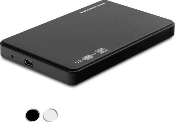 Büro Ev Ofis Bilgisayarı için Siyah Beyaz Plastik Usb2.0 Sata 2.5" Hdd HardDisk Kutusu - Image 1