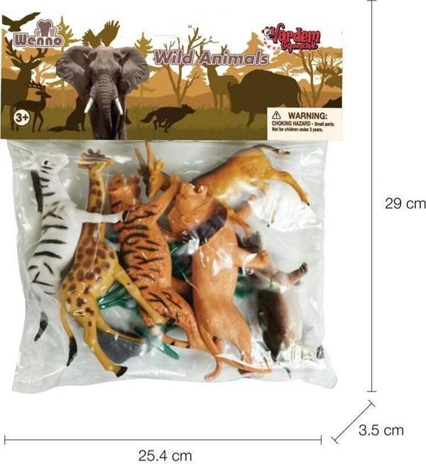 Nessiworld 9115,9116,9117 Poşette 9 parça Hayvan Seti - Image 1