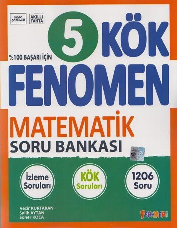 5. Sınıf Matematik KÖK Soru Bankası Fenomen Okul Yayınları - Fenomen Yayıncılık - Image 1