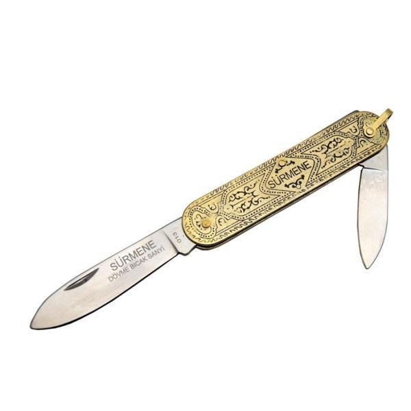 Metal Saplı Sürmene 013 Geleneksel Hediyelik Çakı 14 Cm - Image 1