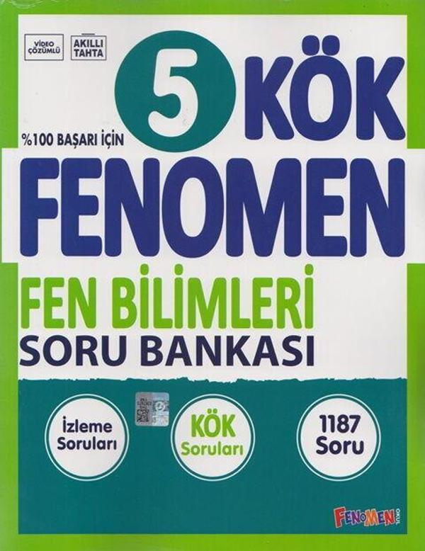 5. Sınıf Fen Bilimleri KÖK Soru Bankası Fenomen Okul Yayınları - Fenomen Yayıncılık - Image 1
