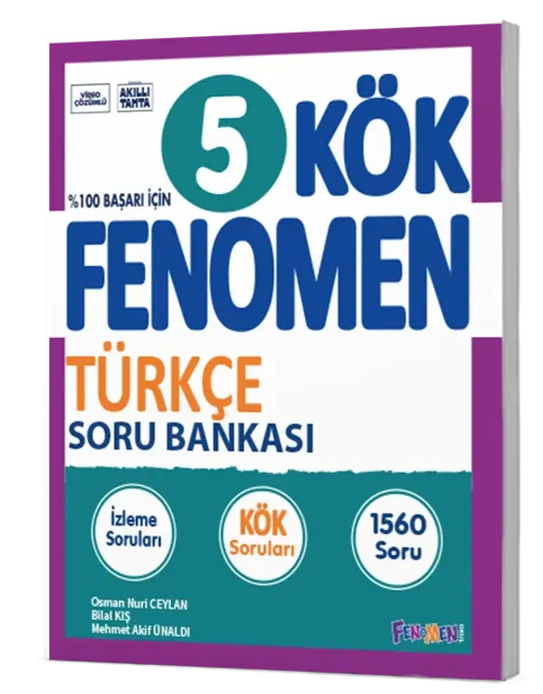 5. Sınıf Kök Türkçe Soru Bankası Fenomen Okul Yayınları - Fenomen Yayıncılık - Image 1