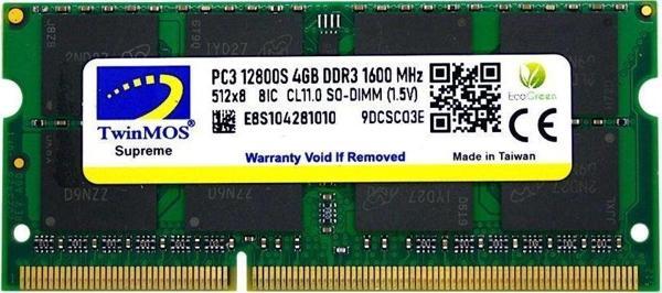 4 Gb Ddr3 1600mhz Twınmos 1.5 Nb Mdd34gb1600n - Image 1