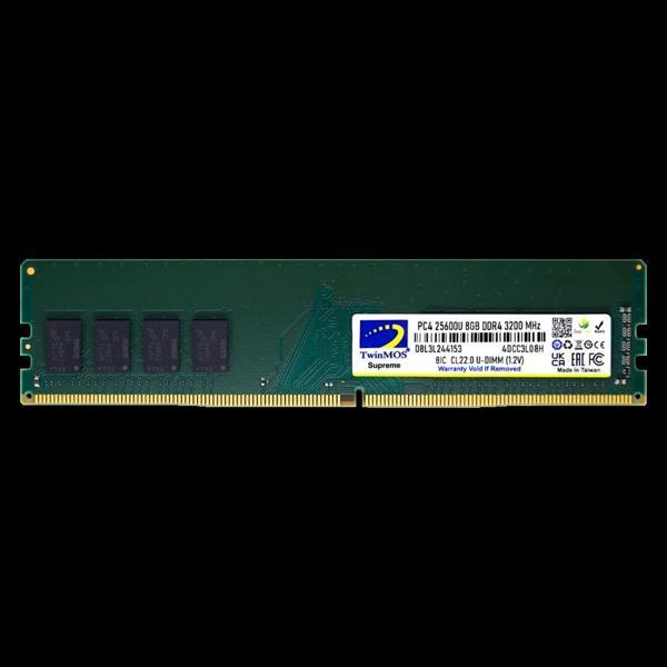 Twinmos Mdd48gb3200d, 8gb, Ddr4, 3200mhz, 1.2v Desktop Ram - Image 1